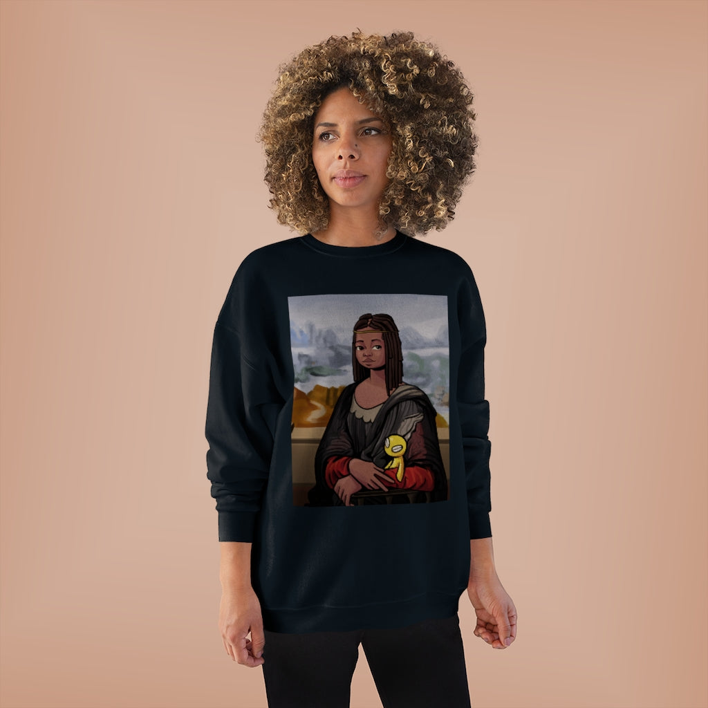 Monalisa Unisex EcoSmart® Crewneck Sweatshirt