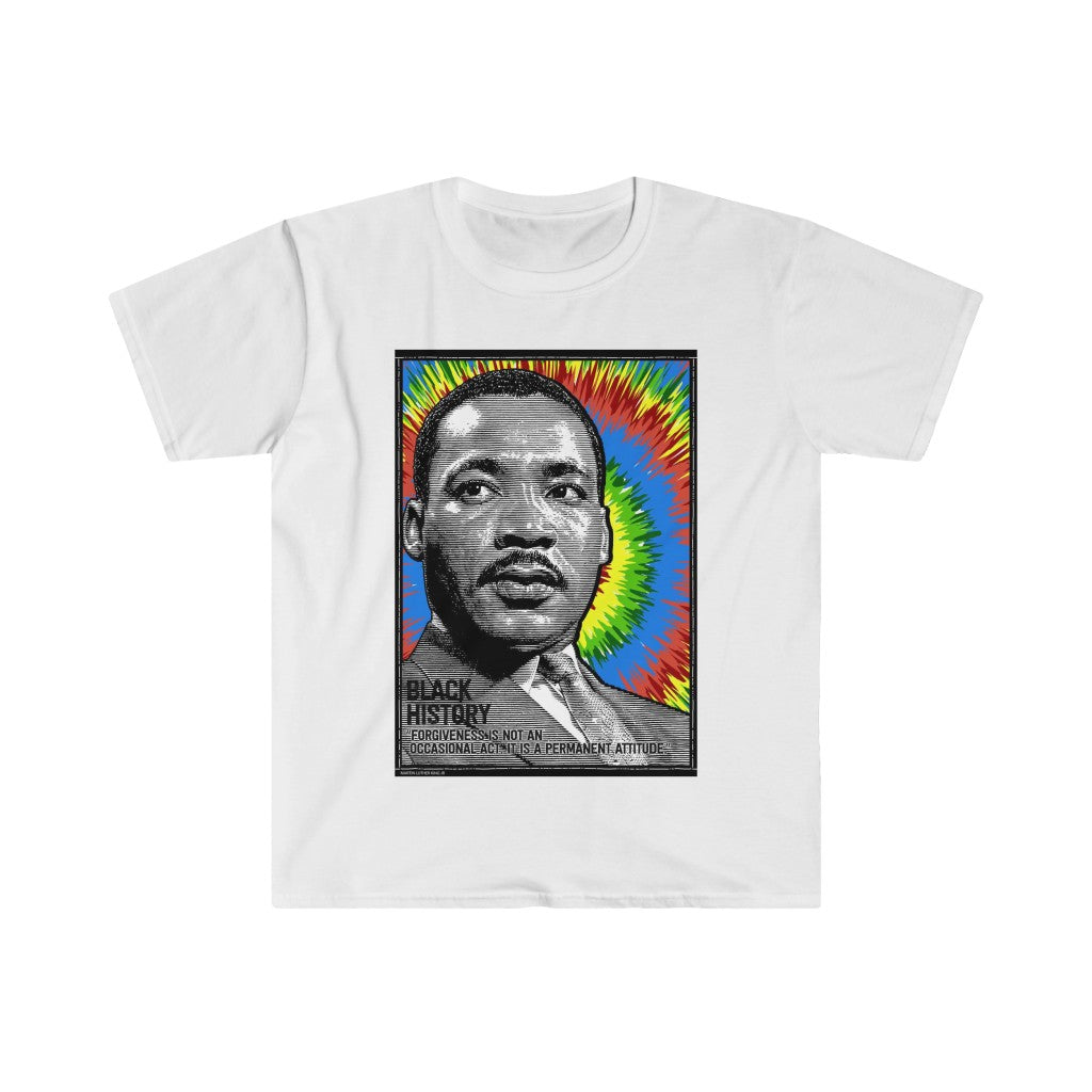 Iconic Black Leaders, Martin Luther King Jr.  Unisex Softstyle T-Shirt