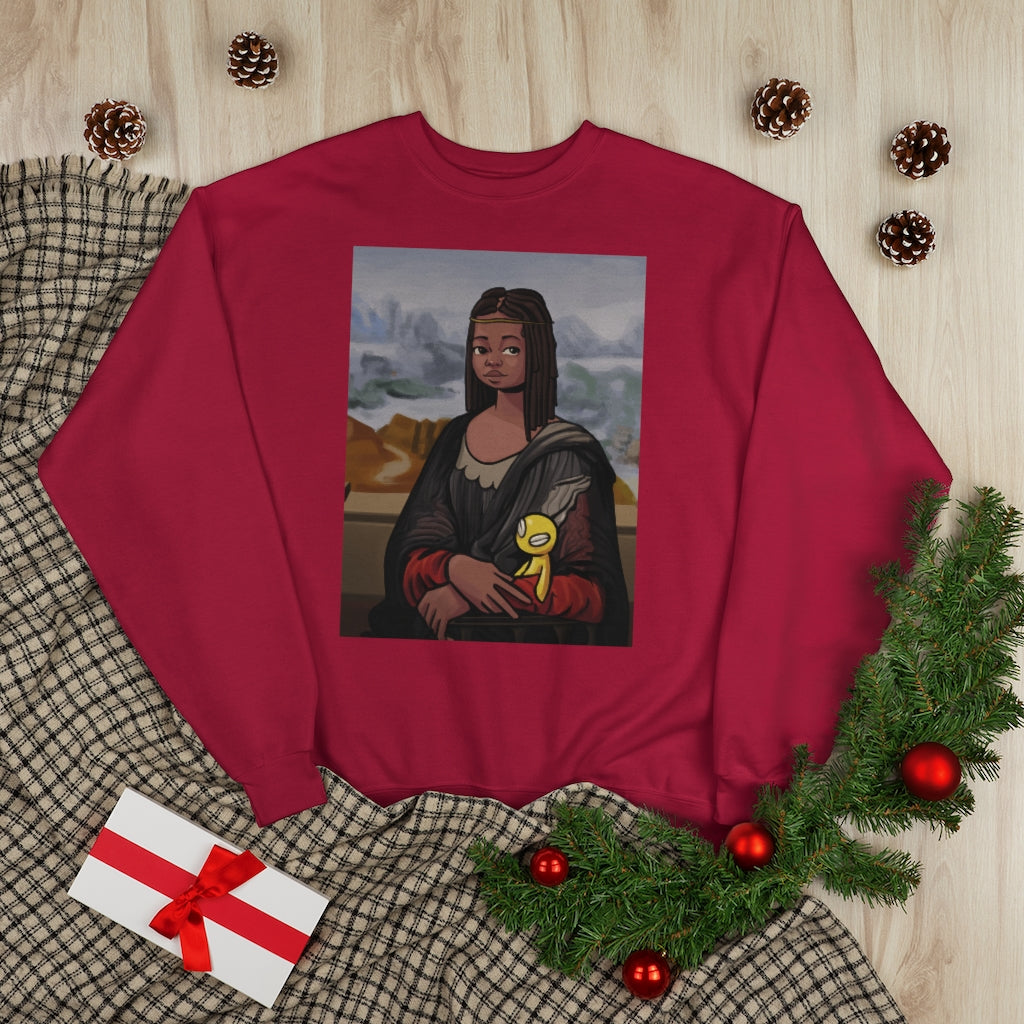 Monalisa Unisex EcoSmart® Crewneck Sweatshirt