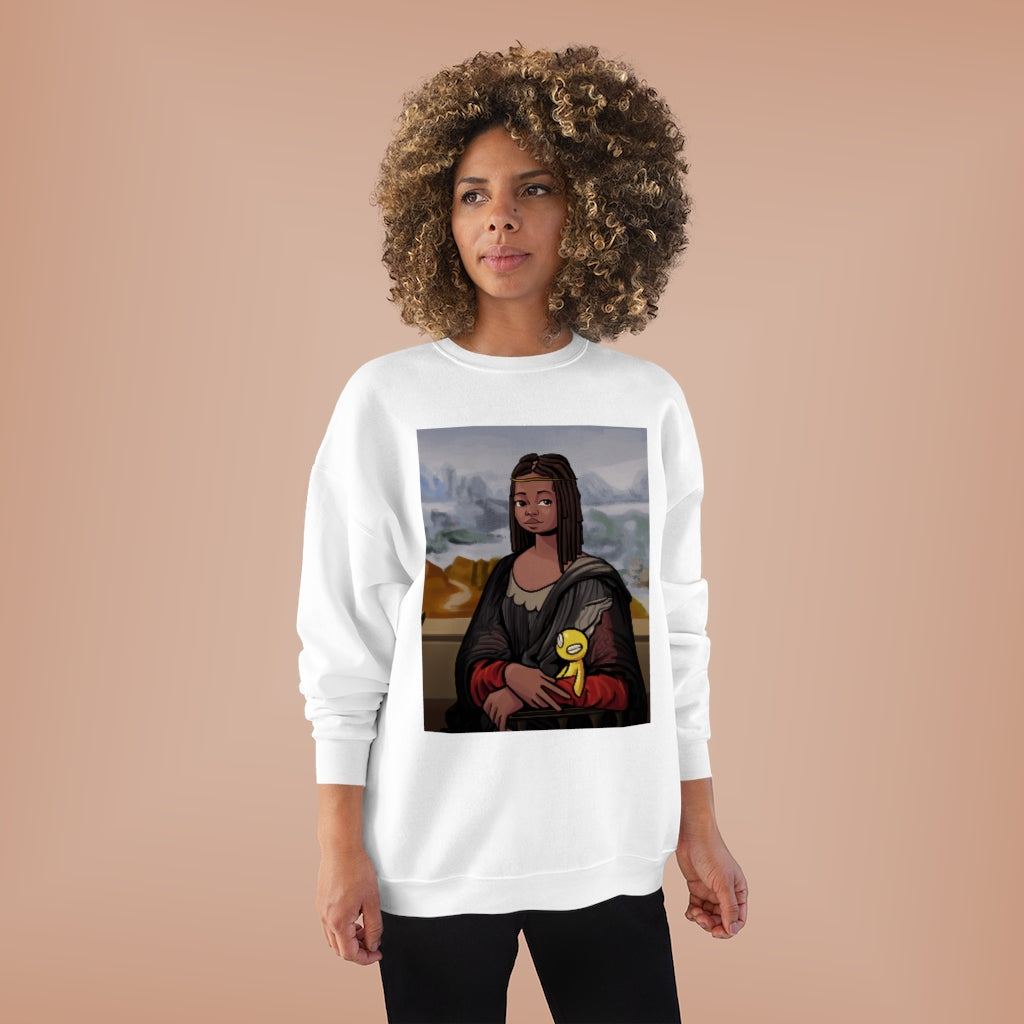 Monalisa Unisex EcoSmart® Crewneck Sweatshirt