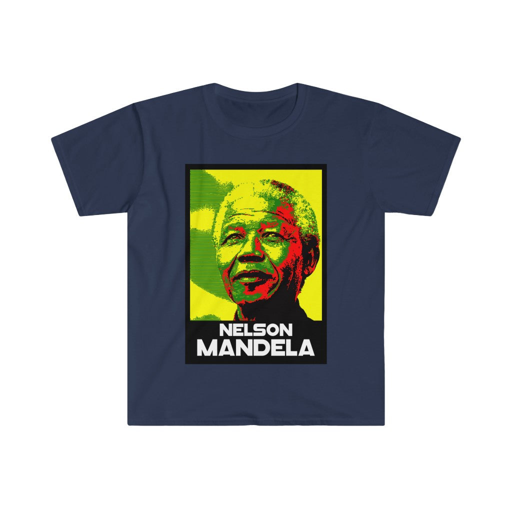 Iconic Black African Leaders, Nelson Mandela Unisex Softstyle T-Shirt