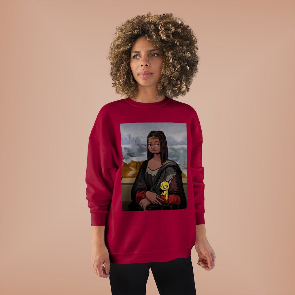 Monalisa Unisex EcoSmart® Crewneck Sweatshirt