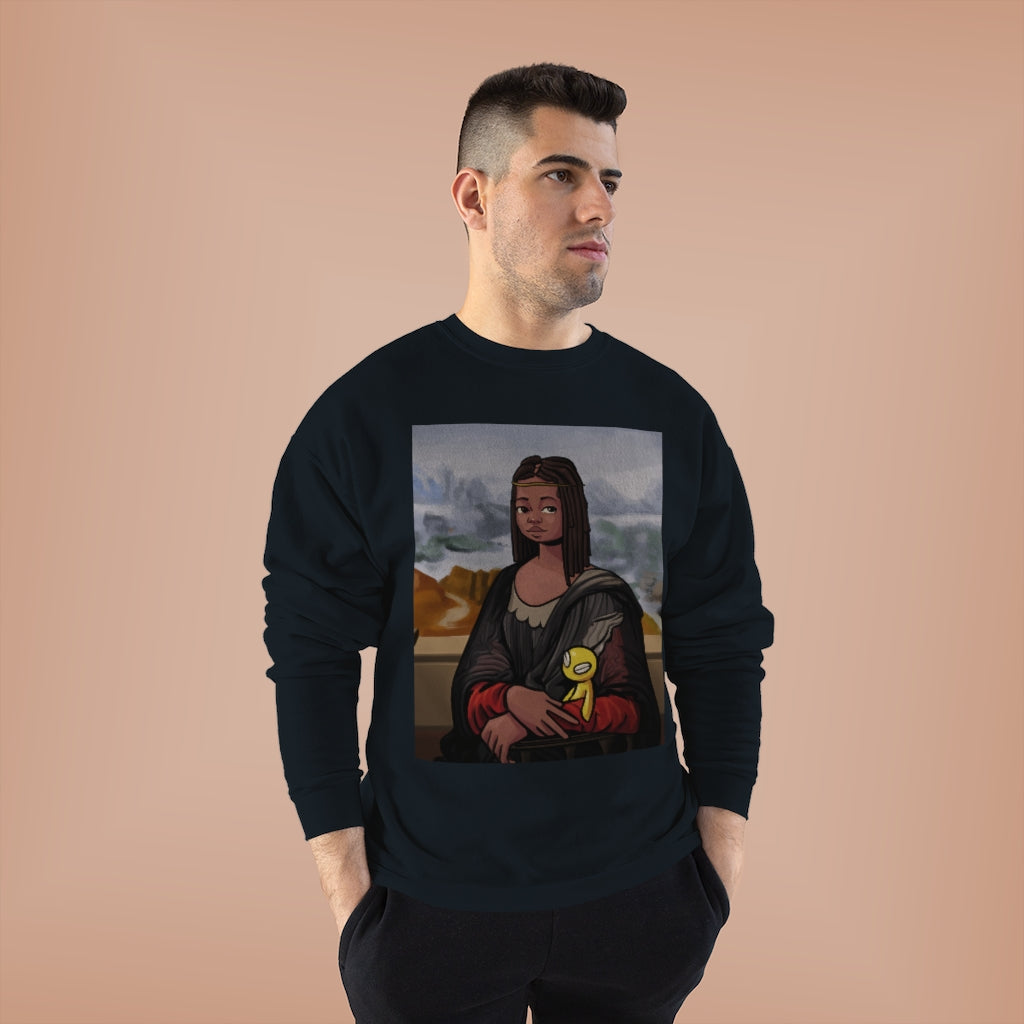 Monalisa Unisex EcoSmart® Crewneck Sweatshirt