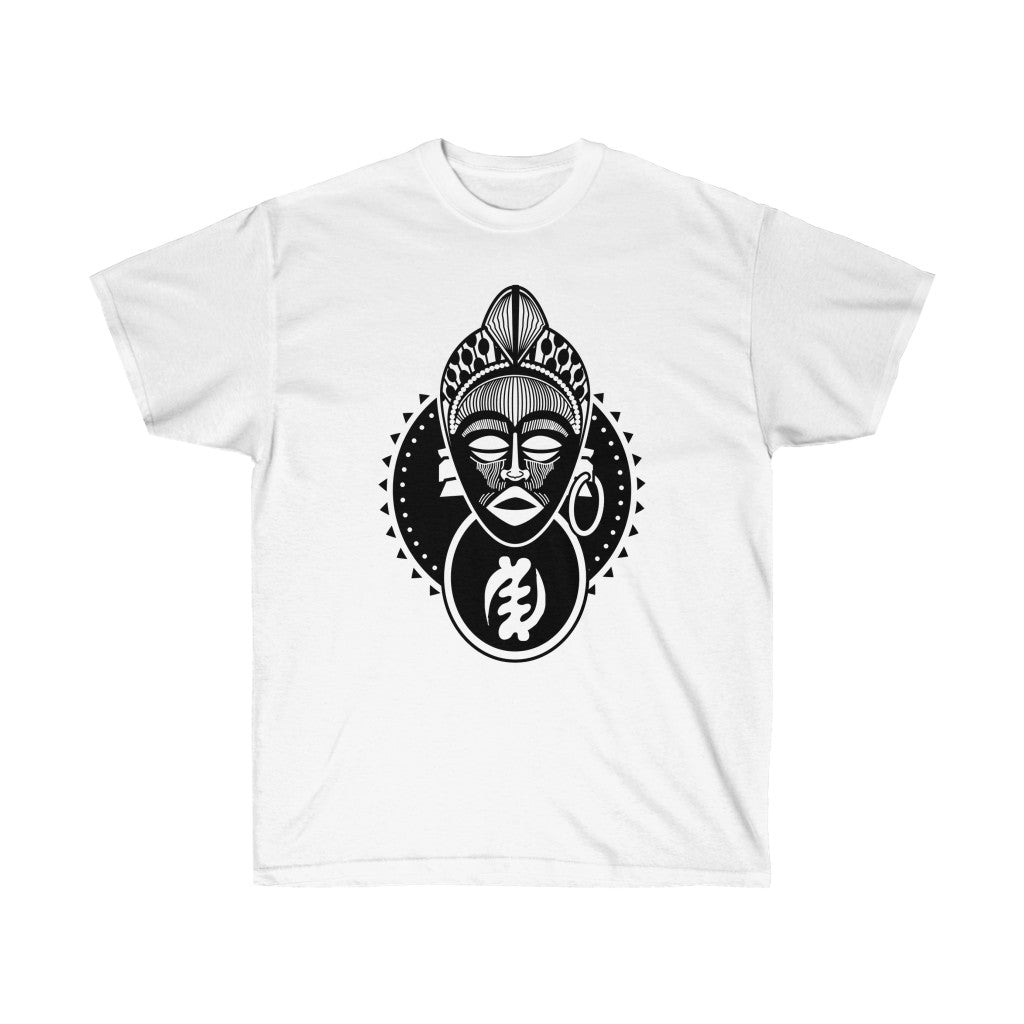 Tribal African Mask Unisex Ultra Cotton Tee