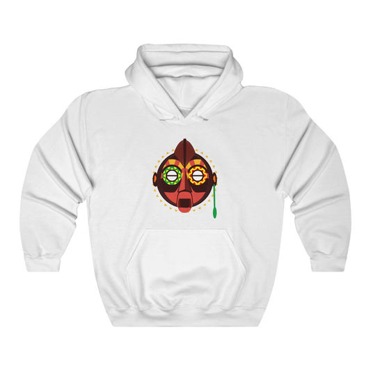 Tribal African Mask Unisex Heavy Blend™ Hooded Sweatshirt