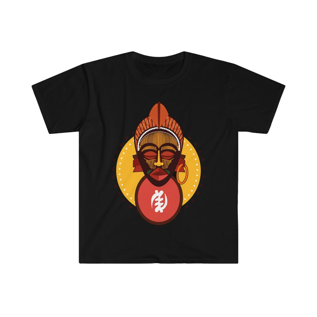 Tribal African Mask Unisex Softstyle T-Shirt