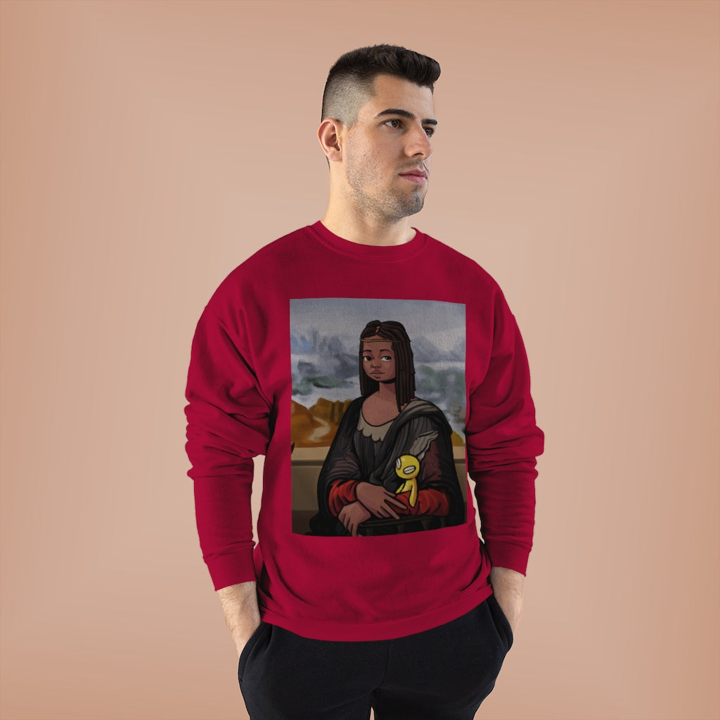 Monalisa Unisex EcoSmart® Crewneck Sweatshirt