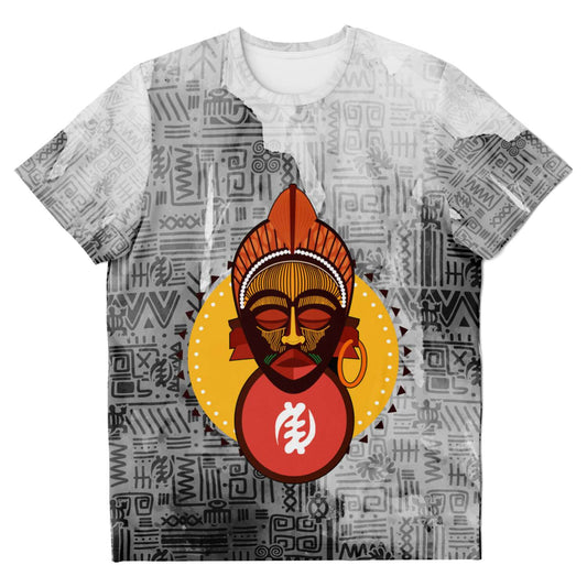 Tribal Adinkra Mask Unisex Shirt