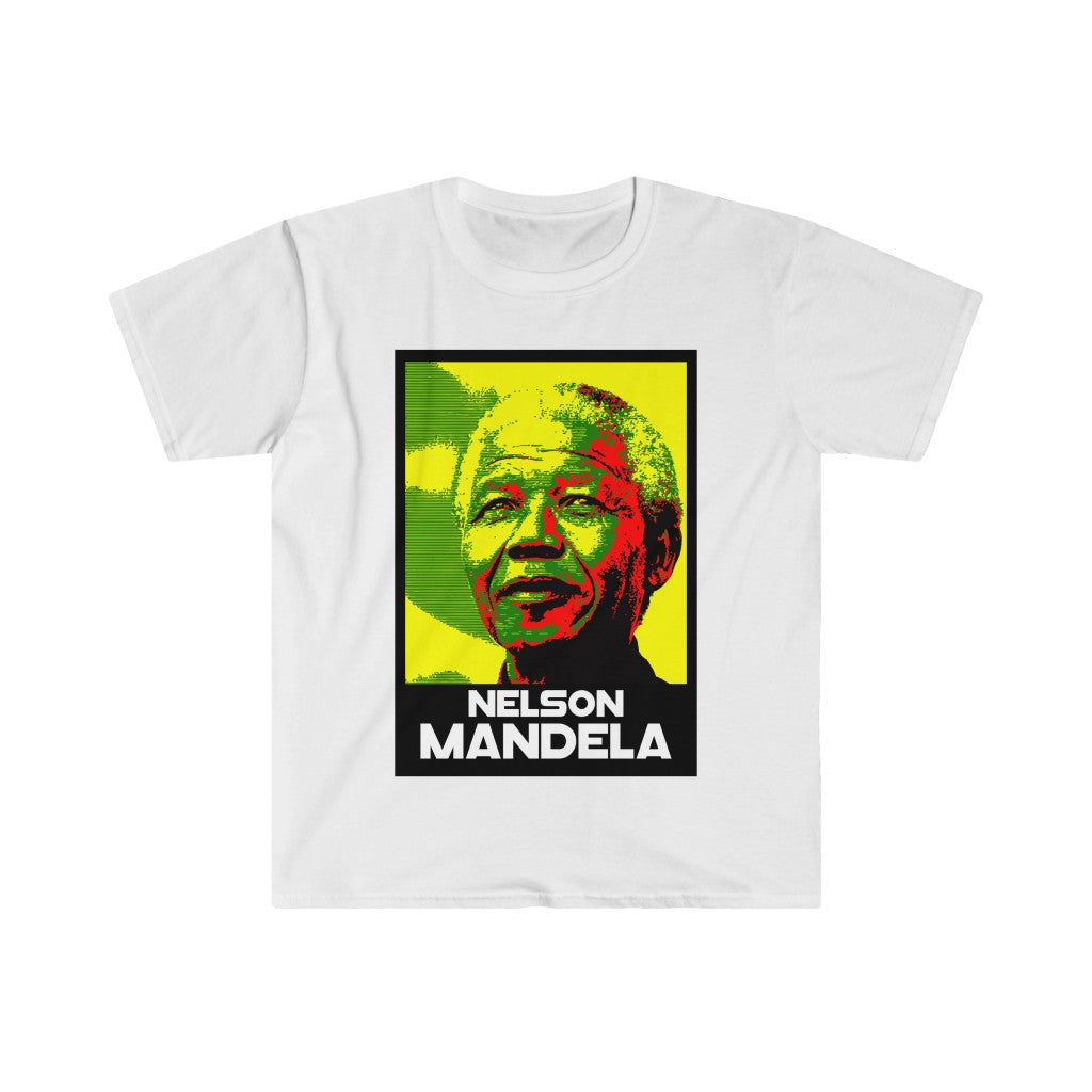 Iconic Black African Leaders, Nelson Mandela Unisex Softstyle T-Shirt